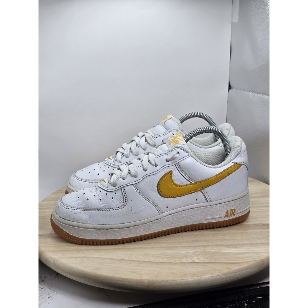 Womens Size 8‎ - Nike Air Force 1 Low Retro QS White University Gold FD7039-100